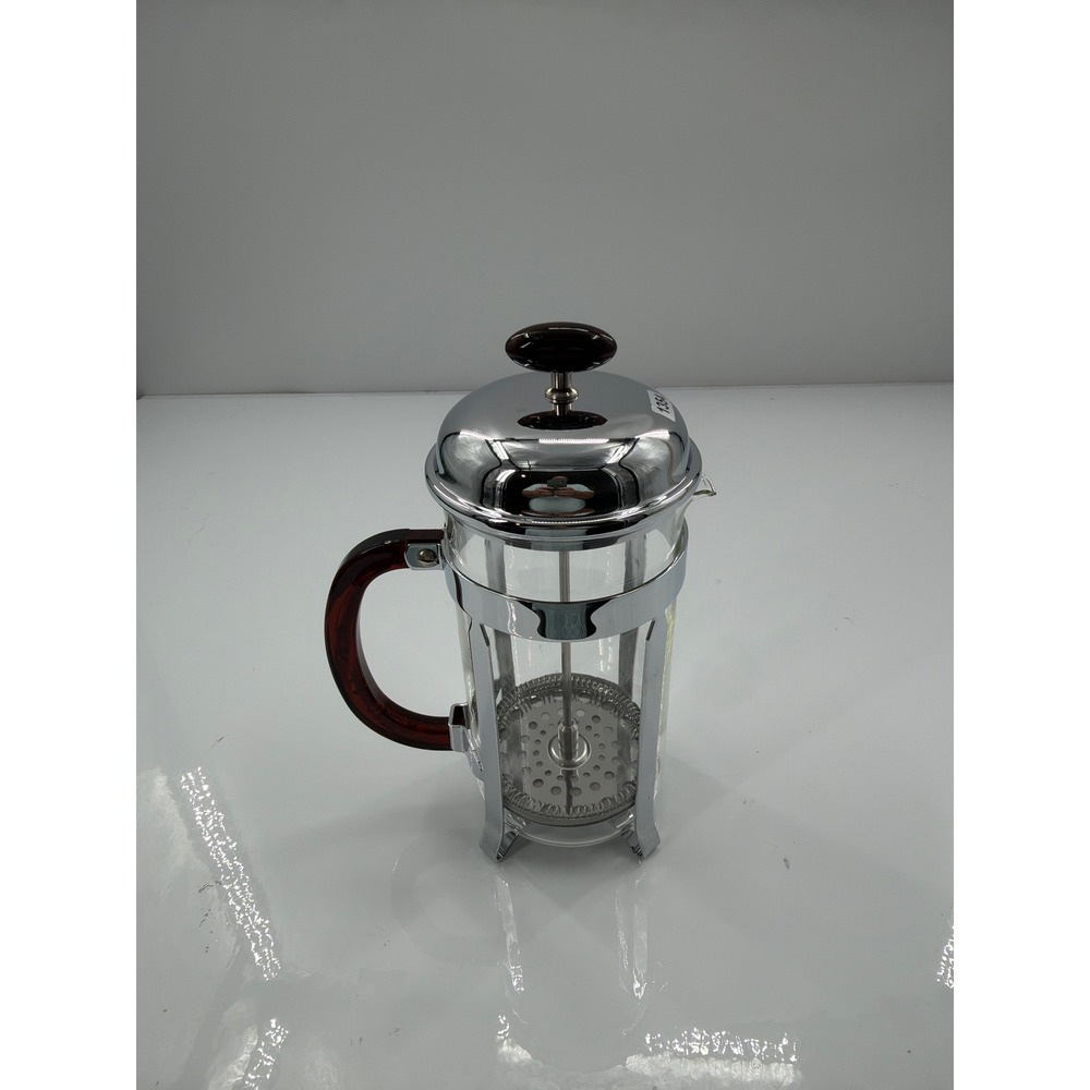 Bodum Chambord French Press Coffee Maker 8 Cup 34oz Glass Stainless Steel Chrome